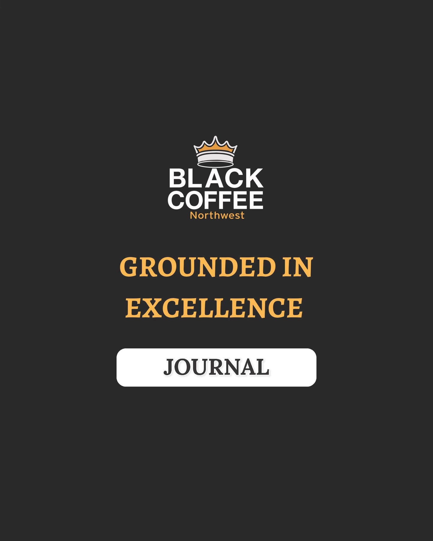 Black Coffee Monthly Gratitude Journal